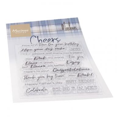Marianne Design Clear Stamps - Cheers